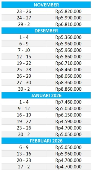 Asia Tenggara Paket Tour Thailand (Bangkok Pattaya) ~blog/2025/10/30/jadwal bangkok