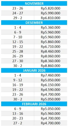 Asia Tenggara Paket Tour Thailand (Bangkok Pattaya) ~blog/2025/10/30/jadwal bangkok