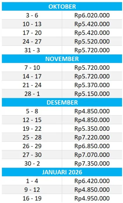 Asia Tenggara Paket Tour Thailand (Bangkok Pattaya) ~blog/2025/9/14/jadwal bangkok