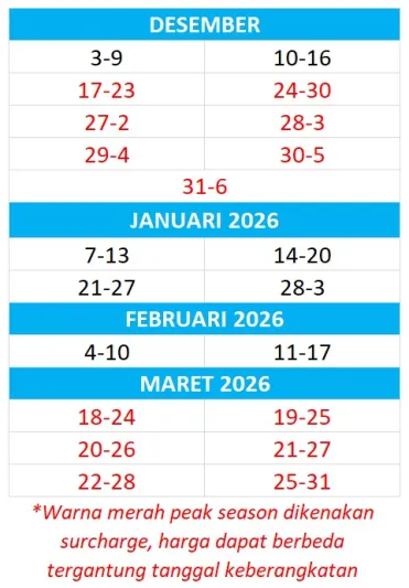 Asia Tenggara Paket Tour 3 Negara Singapore Malaysia Thailand ~dl/2025/11/24/3 negara