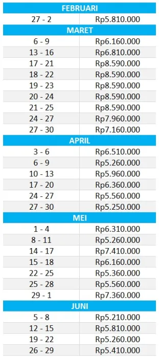 Asia Tenggara Paket Tour Thailand (Bangkok Pattaya) ~dl/2026/2/16/bangkok